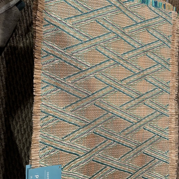 Set of four geometric pattern Destination Summer placemats - Picture 2 of 5